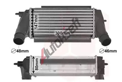 VAN WEZEL Chladi� vzduchu intercooler VAW 18014702, 18014702