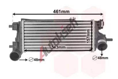VAN WEZEL Chladi vzduchu intercooler VAW 18014703, 18014703