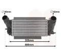 Chladi vzduchu intercooler VAN WEZEL ‐ VAW 18014704