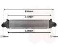 Chladi vzduchu intercooler VAN WEZEL ‐ VAW 18014705
