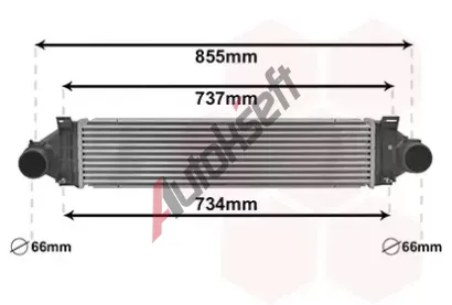 VAN WEZEL Chladi vzduchu intercooler VAW 18014705, 18014705