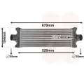 Chladi vzduchu intercooler VAN WEZEL ‐ VAW 18014710
