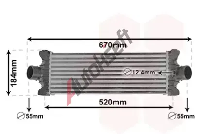 VAN WEZEL Chladi vzduchu intercooler VAW 18014710, 18014710