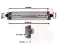 Chladi vzduchu intercooler VAN WEZEL ‐ VAW 18014714