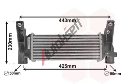 VAN WEZEL Chladi vzduchu intercooler VAW 18014724, 18014724