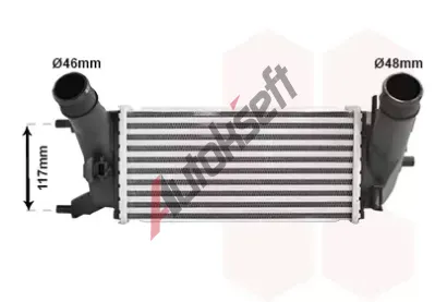 VAN WEZEL Chladi� vzduchu intercooler VAW 18014728, 18014728