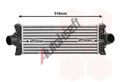 VAN WEZEL Chladi vzduchu intercooler VAW 18014738, 18014738