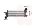 Chladi vzduchu intercooler VAN WEZEL ‐ VAW 18014739