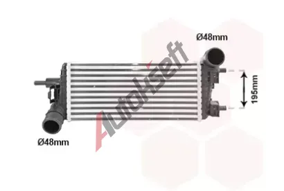 VAN WEZEL Chladič vzduchu intercooler VAW 18014739, 18014739 VAN WEZEL Chladič vzduchu intercooler VAW 18014739, 18014739
