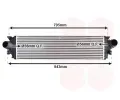 Chladi vzduchu intercooler VAN WEZEL ‐ VAW 18014745