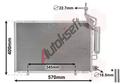 VAN WEZEL Kondenzátor klimatizace *** IR PLUS *** VAW 18015706, 18015706 VAN WEZEL Kondenzátor klimatizace *** IR PLUS *** VAW 18015706, 18015706