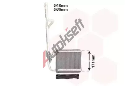 VAN WEZEL Vmnk tepla vnitnho vytpn VAW 18016705, 18016705