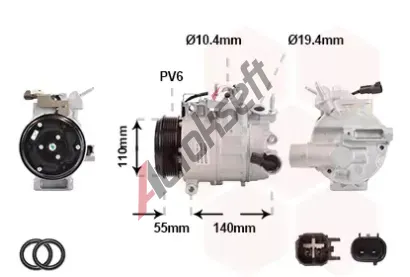 VAN WEZEL Kompresor klimatizace VAW 1801K702, 1801K702