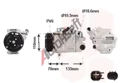 VAN WEZEL Kompresor klimatizace VAW 1801K705, 1801K705