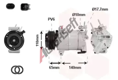 VAN WEZEL Kompresor klimatizace VAW 1801K732, 1801K732