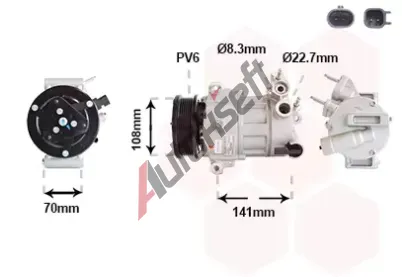 VAN WEZEL Kompresor klimatizace VAW 1801K733, 1801K733