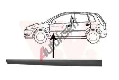 VAN WEZEL Ozdobn / ochrann lita dve VAW 1806423, 1806423