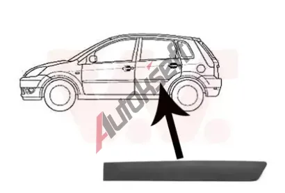 VAN WEZEL Ozdobn / ochrann lita dve VAW 1806425, 1806425