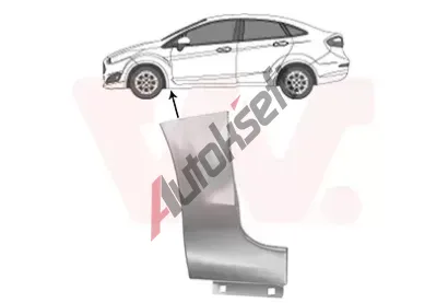 VAN WEZEL Blatník VAW 1807155, 1807155 VAN WEZEL Blatník VAW 1807155, 1807155