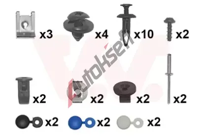 VAN WEZEL Montn sada - nraznk VAW 1808794, 1808794