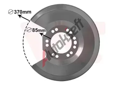 VAN WEZEL Ochrann plech proti neistotm brzdovho kotoue VAW 1828373, 1828373