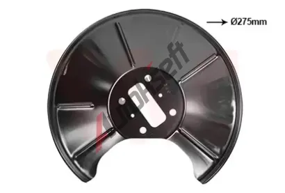 VAN WEZEL Ochranný plech proti nečistotám brzdového kotouče VAW 1858374, 1858374 VAN WEZEL Ochranný plech proti nečistotám brzdového kotouče VAW 1858374, 1858374