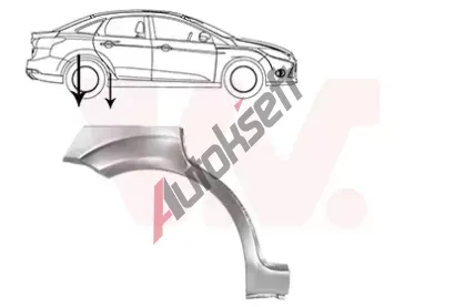 VAN WEZEL Boční stěna VAW 1863146, 1863146 VAN WEZEL Boční stěna VAW 1863146, 1863146