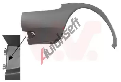 VAN WEZEL Nárazník VAW 1865563, 1865563 VAN WEZEL Nárazník VAW 1865563, 1865563