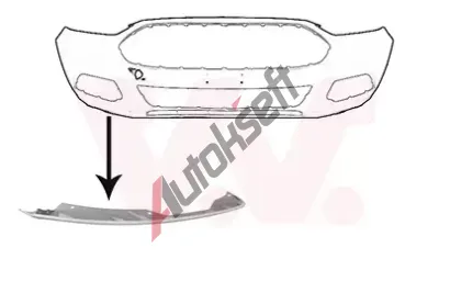 VAN WEZEL Spoiler VAW 1883504, 1883504