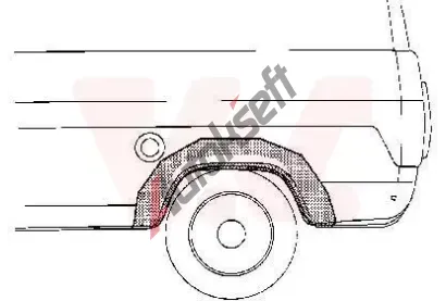 VAN WEZEL Bon stna VAW 1890145, 1890145