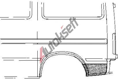 VAN WEZEL Boční stěna VAW 1896134, 1896134  VAN WEZEL Boční stěna VAW 1896134, 1896134