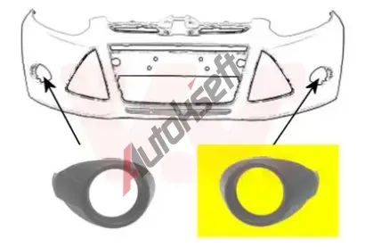 VAN WEZEL Větrací mřížka nárazníku VAW 1945497, 1945497  VAN WEZEL Větrací mřížka nárazníku VAW 1945497, 1945497