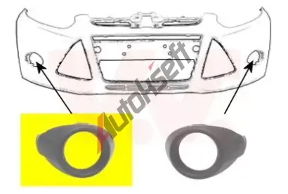 VAN WEZEL Větrací mřížka nárazníku VAW 1945498, 1945498  VAN WEZEL Větrací mřížka nárazníku VAW 1945498, 1945498