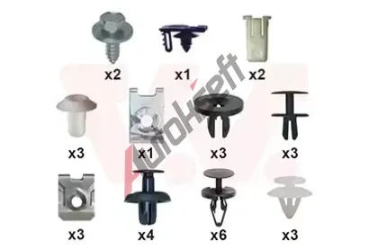 VAN WEZEL Montážní sada - blatník VAW 1945796, 1945796 VAN WEZEL Montážní sada - blatník VAW 1945796, 1945796