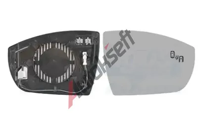 VAN WEZEL Sklo do vn�j��ho zrc�tka * HAGUS * VAW 1966836, 1966836