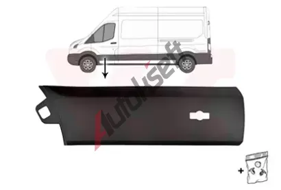 VAN WEZEL Ozdobná / ochranná lišta dveří VAW 1992423, 1992423 VAN WEZEL Ozdobná / ochranná lišta dveří VAW 1992423, 1992423