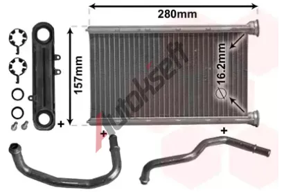 VAN WEZEL Výměník tepla vnitřního vytápění *** IR PLUS *** VAW 21006069, 21006069 VAN WEZEL Výměník tepla vnitřního vytápění *** IR PLUS *** VAW 21006069, 21006069