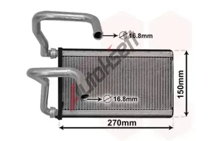 VAN WEZEL V�m�n�k tepla vnit�n�ho vyt�p�n� VAW 21006070, 21006070