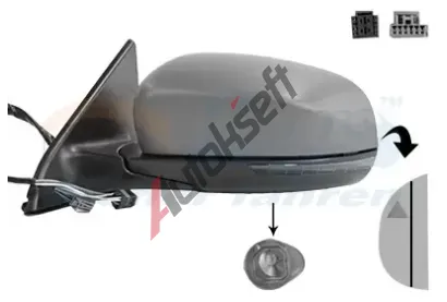 VAN WEZEL Vnější zpětné zrcátko * HAGUS * VAW 2128827, 2128827 VAN WEZEL Vnější zpětné zrcátko * HAGUS * VAW 2128827, 2128827