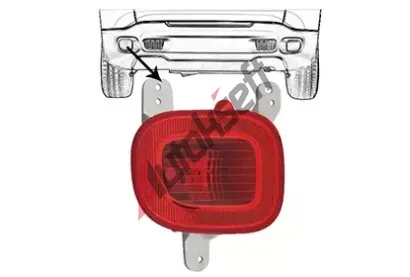 VAN WEZEL Zadn mlhovka VAW 2128929, 2128929