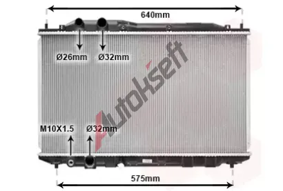 VAN WEZEL Chladi vody VAW 25002187, 25002187