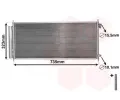 Kondenztor klimatizace VAN WEZEL ‐ VAW 25005222