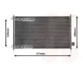VAN WEZEL Kondenztor - klimatizace ‐ VAW 25005229