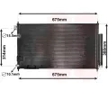 Kondenztor klimatizace VAN WEZEL ‐ VAW 25005239