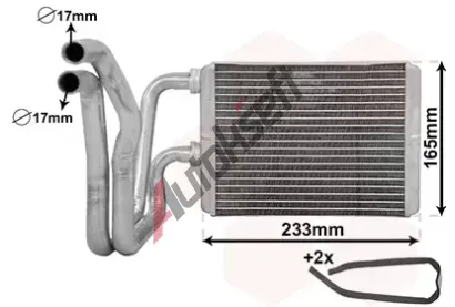 VAN WEZEL Vmnk tepla vnitnho vytpn *** IR PLUS *** VAW 25006304, 25006304