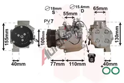 VAN WEZEL Kompresor klimatizace VAW 2500K208, 2500K208