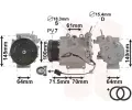 Kompresor klimatizace VAN WEZEL ‐ VAW 2500K235