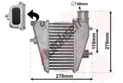 VAN WEZEL Chladi� vzduchu intercooler VAW 25014700, 25014700