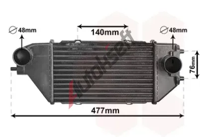 VAN WEZEL Chladi� vzduchu intercooler VAW 25014701, 25014701