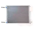Kondenztor klimatizace VAN WEZEL ‐ VAW 25015713